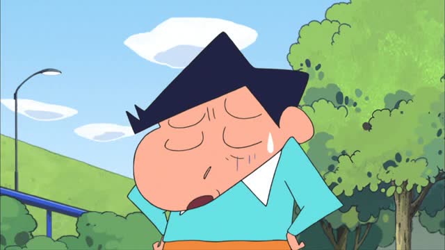 风间妮妮阿呆正男都很期待小新要说的话,结果是说了这句话