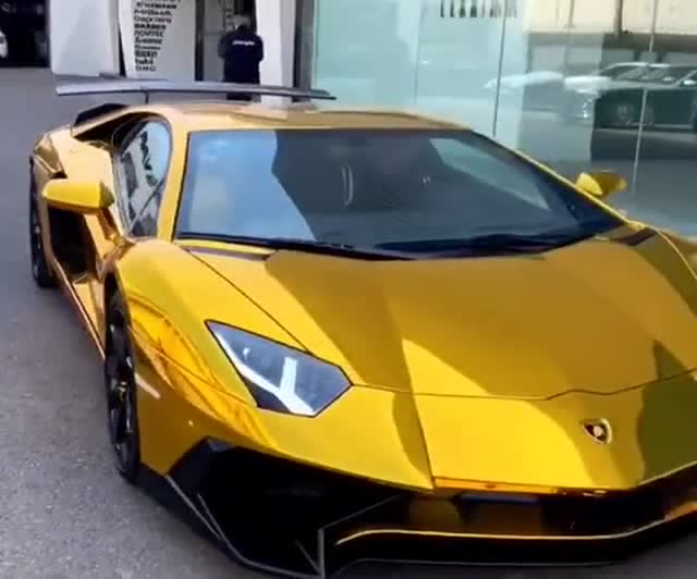 黄金版兰博基尼大牛,车门开了,下车的人居然是他!