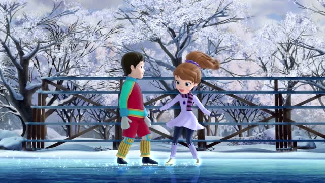 小公主苏菲亚:苏菲亚邀请雨果做搭档,两个人配合的很完美!