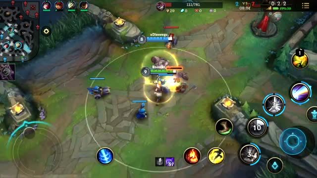 lol英雄联盟手游 光辉女郎拉克丝大招全屏