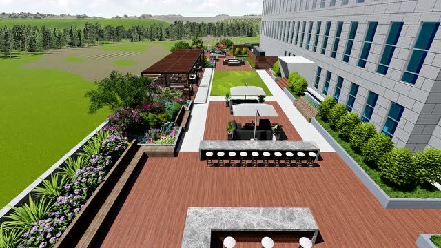 屋顶花园-念鸟瞰图