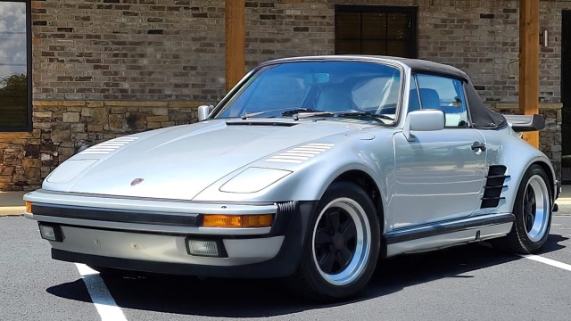 1987年保时捷敞篷经典porsche 930 老车