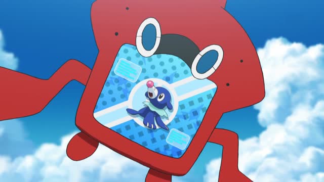 精灵宝可梦:水莲在垂钓时,看到球球海狮被欺负赶紧过去帮它