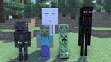 Minecraft动画：怪物们的夏令营，汽笛人挑战！