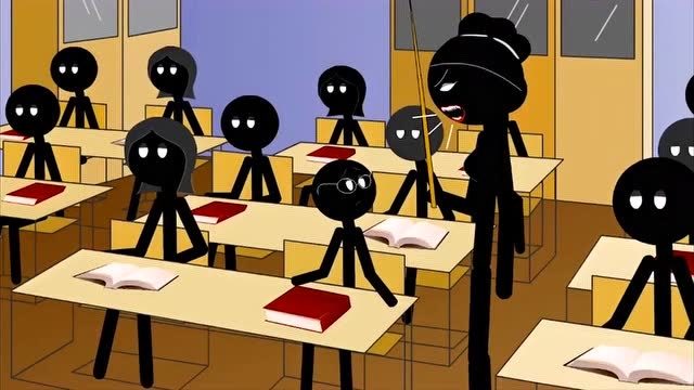 疯狂火柴人:为了上学讲课形象逼真居然请来了外星人