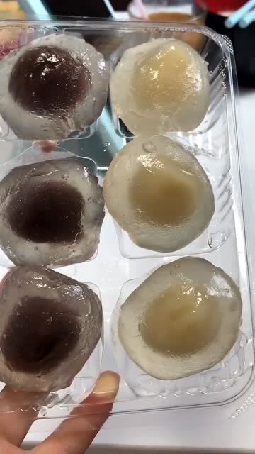 日本特色小吃糯米团子好漂亮啊