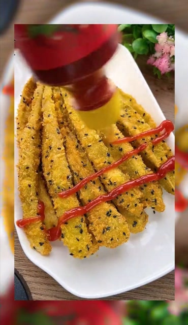 这样做的网红脆皮茄子你们吃过吗