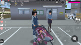 樱花校园模拟器：散步突发奇想，穿着孕妇装打警察会被抓起来吗？