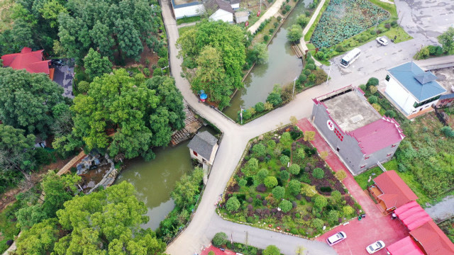 航拍湖南美丽乡村:常宁市西岭镇平安村——全国生态文化村