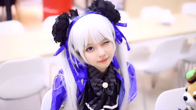 是一只九龄超萌cos,接受大眼萝莉贝莉希卡的可爱电波吧!