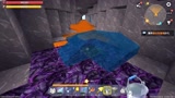 迷你世界奥特曼：迪迦奥特曼在熔浆池里挖走蓝钻石