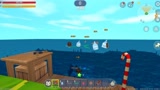迷你世界：小杰去大海玩捡垃圾的游戏