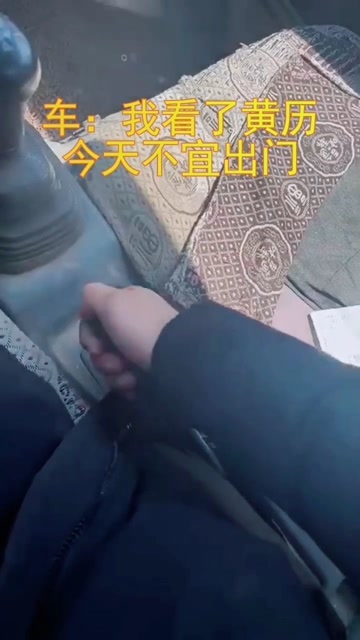 车:我看了黄历今天不宜出门