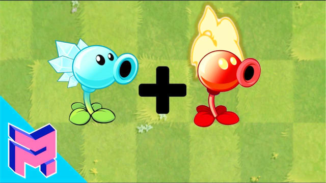 minecraft动画:寒冰射手 火焰豌豆射手 vs 僵尸