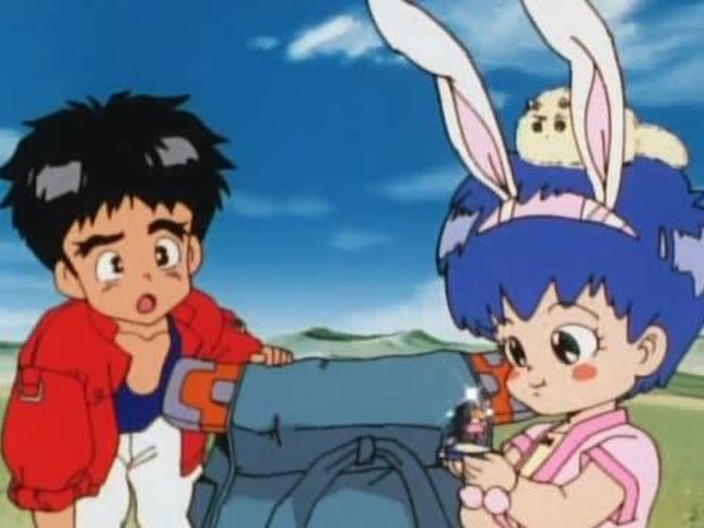 光能使者有着兔子耳朵的少女