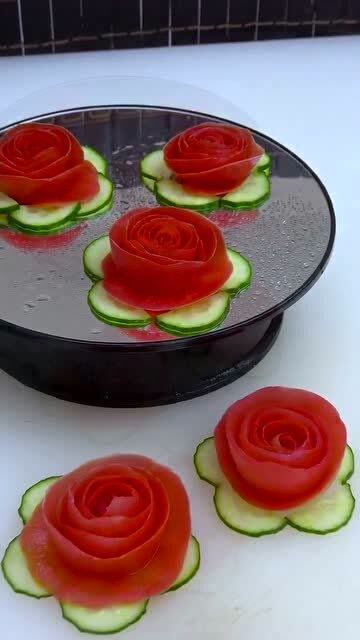 创意水果拼盘,原来西红柿还可以这样玩!