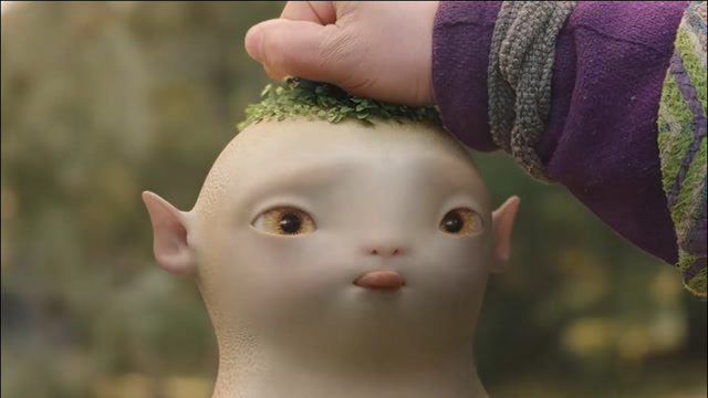 捉妖记:小胡巴独自饿了,一提到要吃饭,直舔嘴唇!