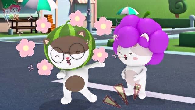 水果猫乐园玩具  搞笑亲子动画,当你以为孩子开学就解放时,发现还有