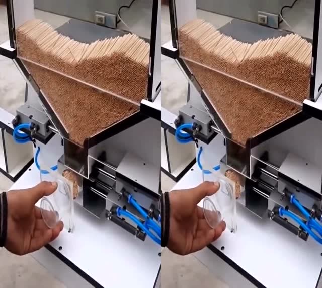 这就是制作牙签的工厂,连个手套都不戴,你让我们怎么用?