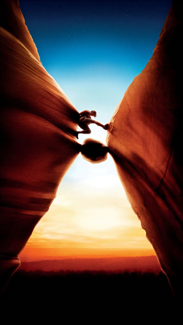 当手臂被千斤巨石压着,被困127个小时,你是否会断臂求生?(一)