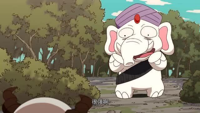 那兔:巴巴羊被白象欺负,兔子寄出一封信白象欲哭无泪