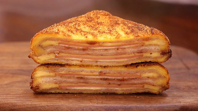 三明治要炸着吃,法式油炸三明治