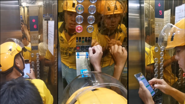 电梯突发故障被困6楼,外卖小哥30分钟成功自救后的反应令人心疼