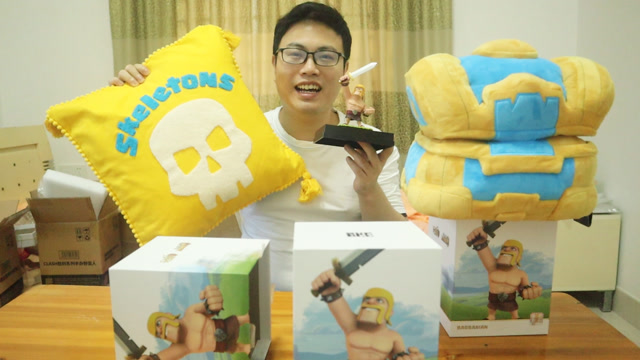 皇室战争双十一周边新品开箱超人jax生活记录63