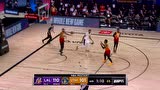 米切尔转陀螺拉杆分球太炫酷 康利大空位稳稳命中！