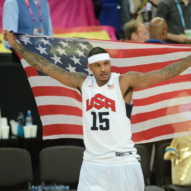 四次奥运三拿金牌共砍336分 看甜瓜安东尼在梦之队的制霸瞬间