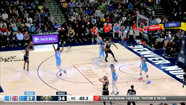 标题：2025-26赛季NBA季后赛首轮快船掘金西决前置生死局