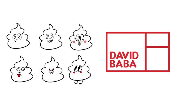 大卫粑粑教画画013-粑粑画粑粑