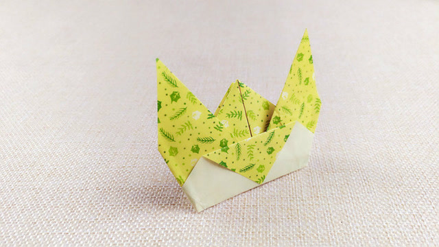 儿童折纸 亲子手工 骑士帽折纸方法