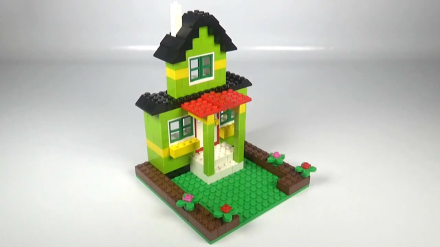 lego乐高积木经典系列diy 花园别墅的拼砌