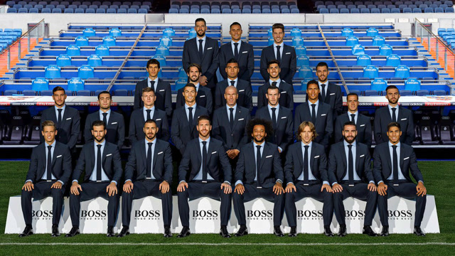 皇马西装全家福帅出天际,宇宙男模团上线!