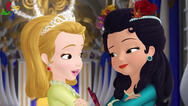 小公主苏菲亚:安柏公主和希尔加德公主成为了好朋友