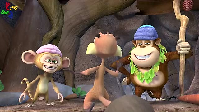 熊出没:好巧啊,吉吉国王和毛毛遇到了蹦蹦