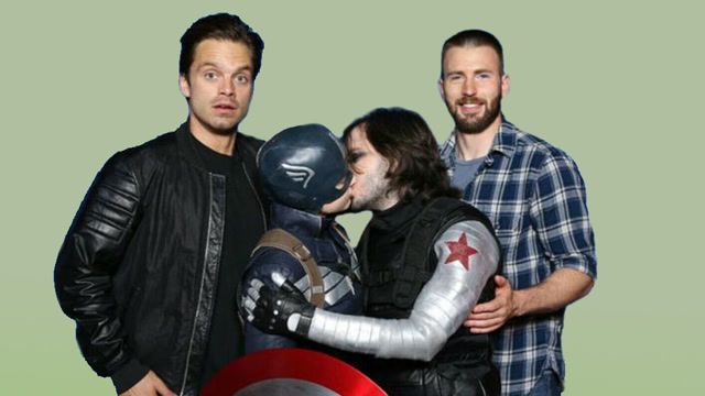 看到美队和冬兵接吻这一幕,不禁反思我可能看了假的电影.