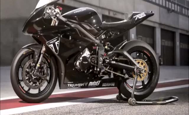 2019凯旋daytona765摩托车谍照曝光