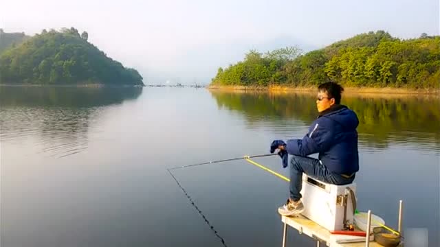 武汉富水水库钓鱼,鳊鱼真是多,女主播声音太好听了