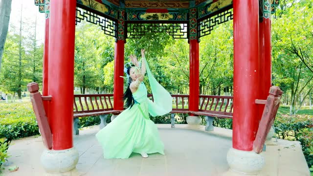 古风舞蹈九张机欢天喜地七仙女青儿