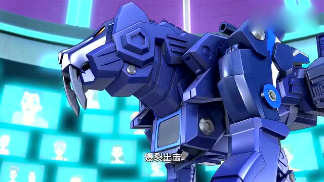 机甲兽神爆裂飞车:绝地雄狮使出轰天爆龙的必杀技,飞伦获得胜利