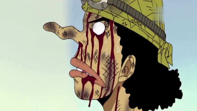 乌索普最热血的时候,头破血流也不准别人嘲笑路飞