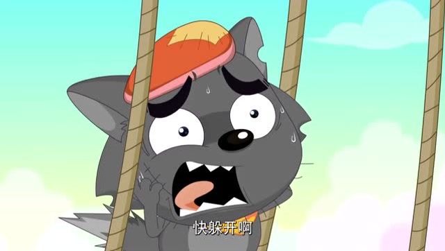 灰太狼的天狼号发生故障,请求大叔帮忙,大师却视而不见