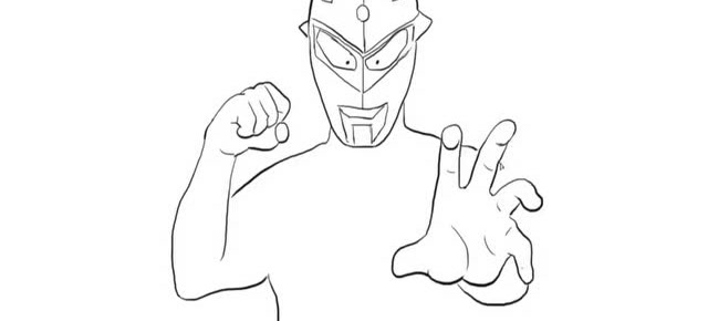 两分钟简笔画,教你画出帅气的赛文奥特曼