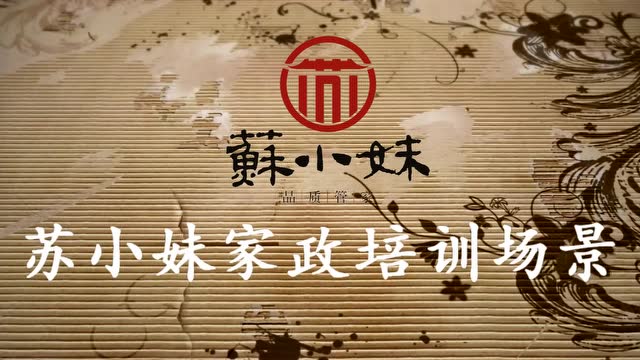 苏小妹家政培训实操场景