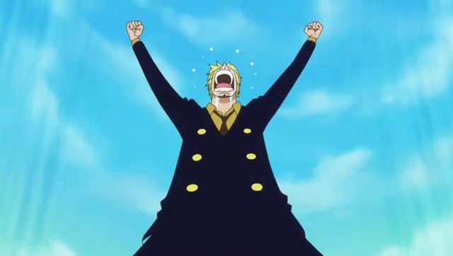 航海王:山治简直承包了鱼人岛的所有笑点,梦想成真,生无可恋