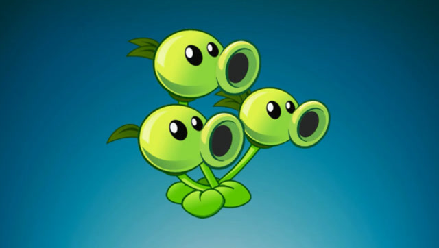 植物大战小僵 三头豌豆射手上线