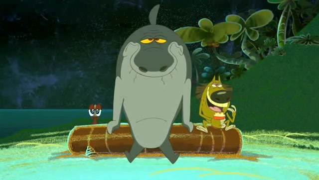 zig放恐怖电影治好了鲨鱼哥的打嗝症