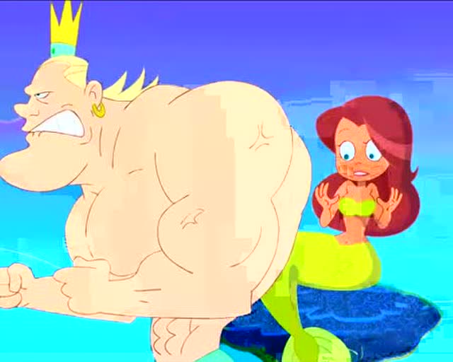 《鲨鱼哥与美人鱼》大鲨鱼被关起来